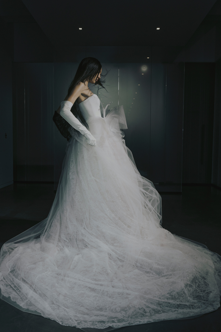 Antonella del Brusco distributore abiti Vera Wang Haute