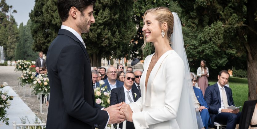 Matrimonio a Villa Subaglio: il toccante sì di Virna e Nicola